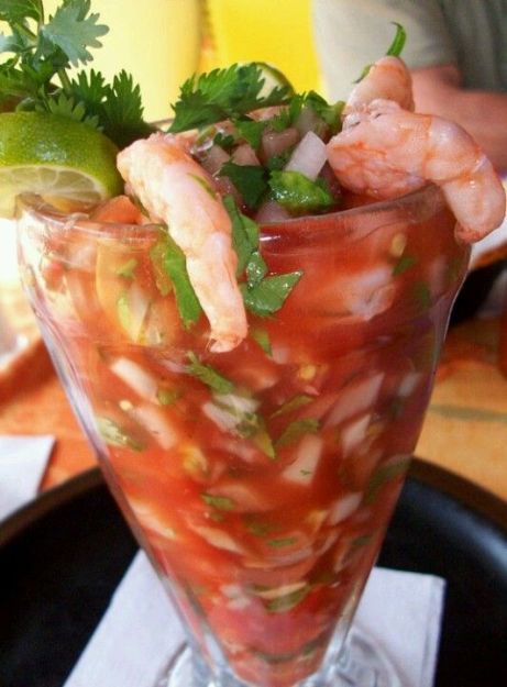 shrimp cocktail dra martha castro tijuana mexico
