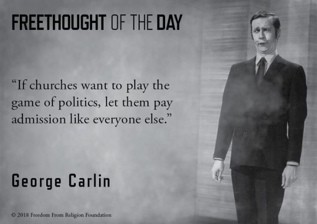 George Carlin talking about churches taxes and politics dra martha castro noriega